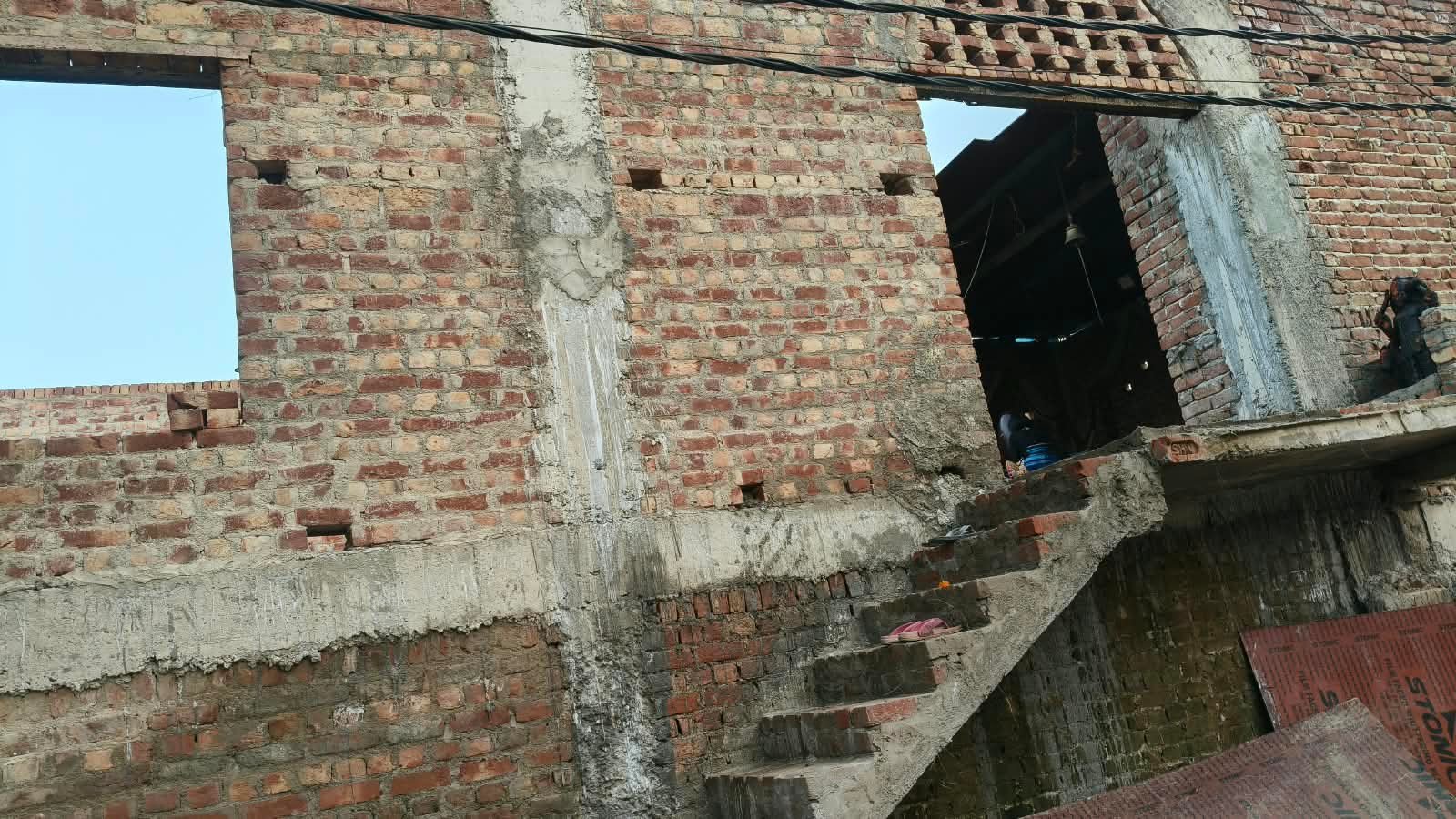 सनातन शिव मंदिर निर्माण परियोजना का दृश्य